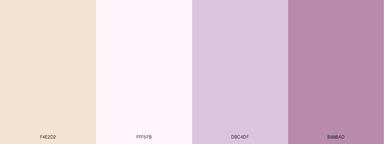 Pastel Minded color palette