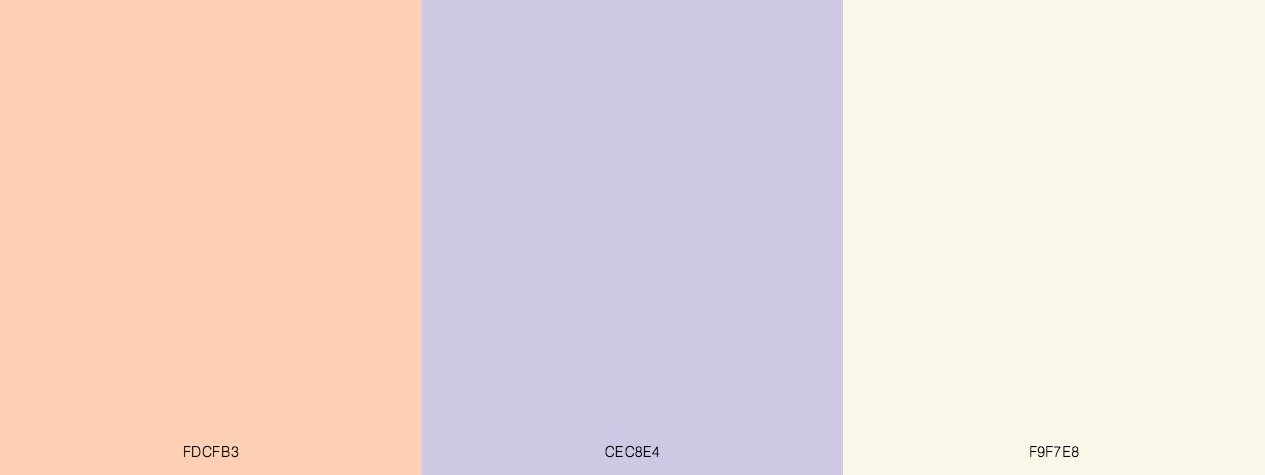 Pretty Pastel color palette