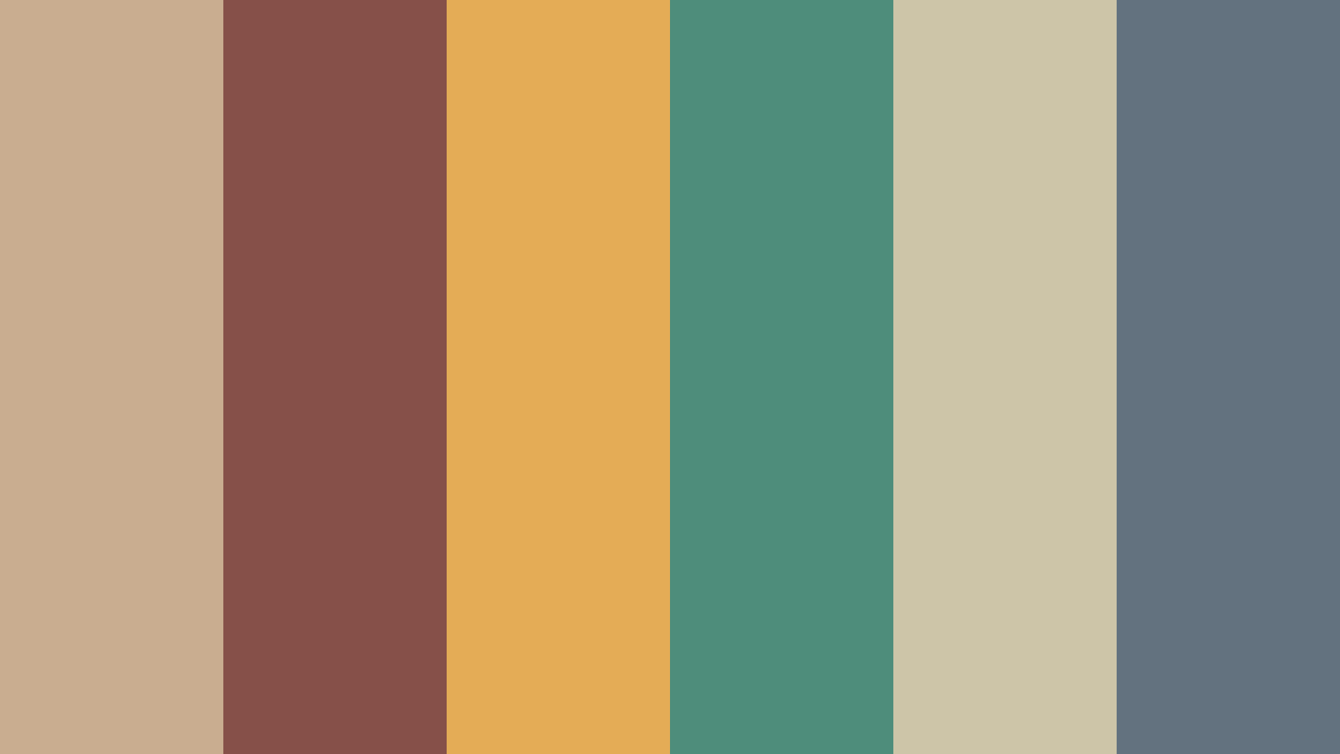 Quirky Vintage Color Palette - Wallpaper