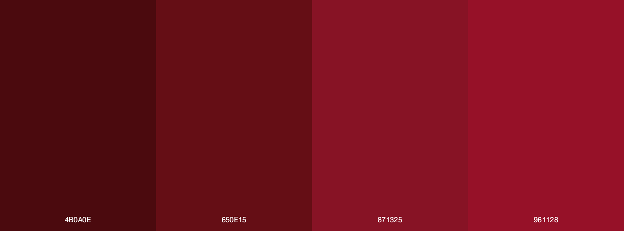 Red Wine Lip color palette