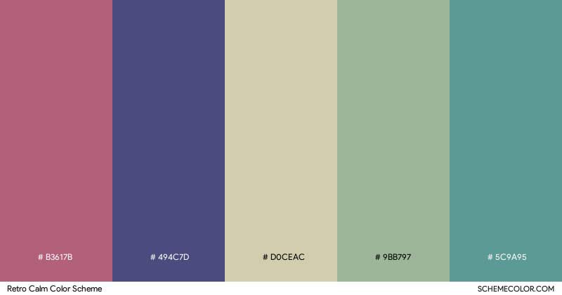 Retro Calm color scheme