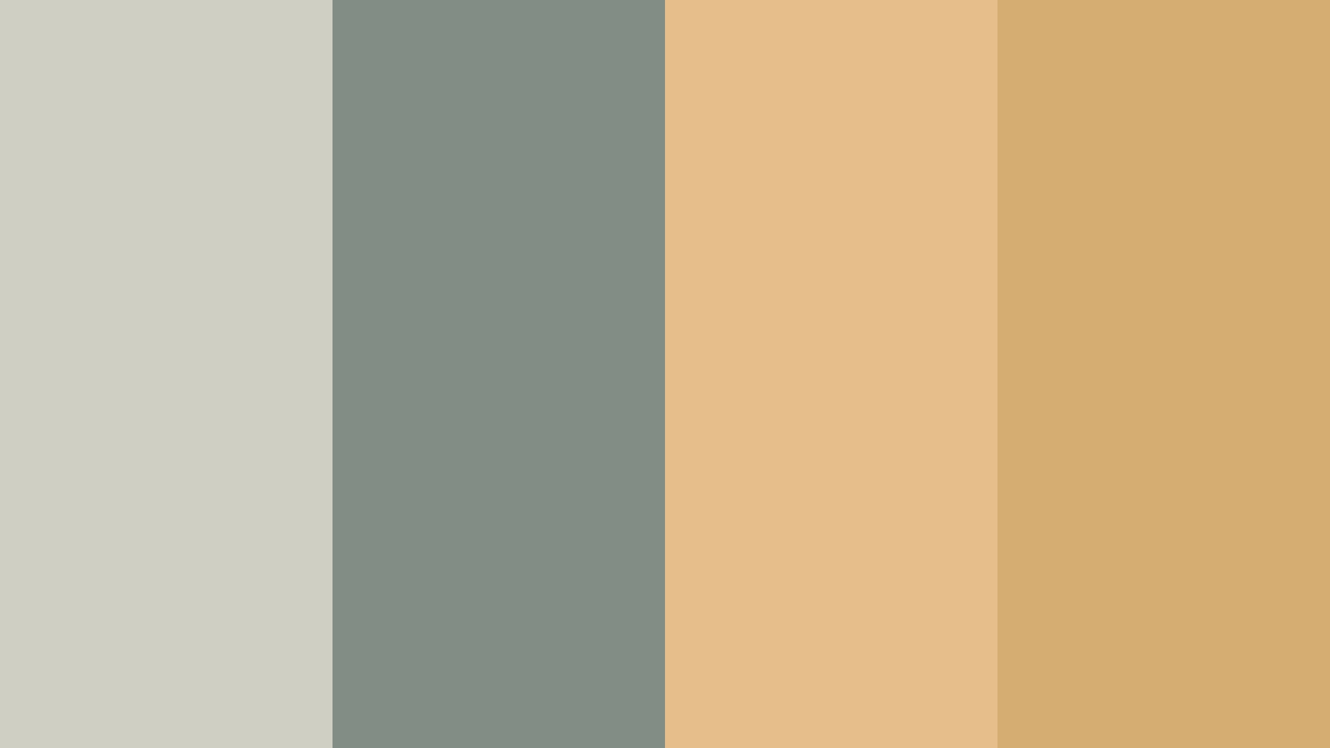 Retro Gray and Gold Color Palette - Wallpaper