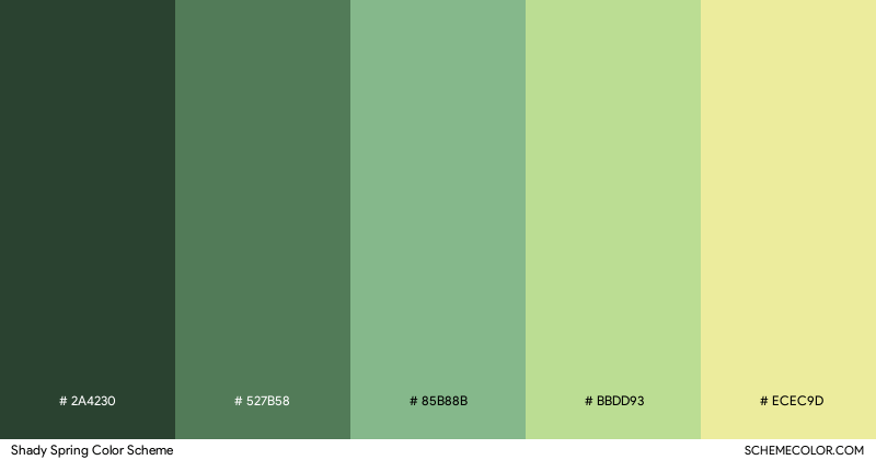 Shady Spring color scheme