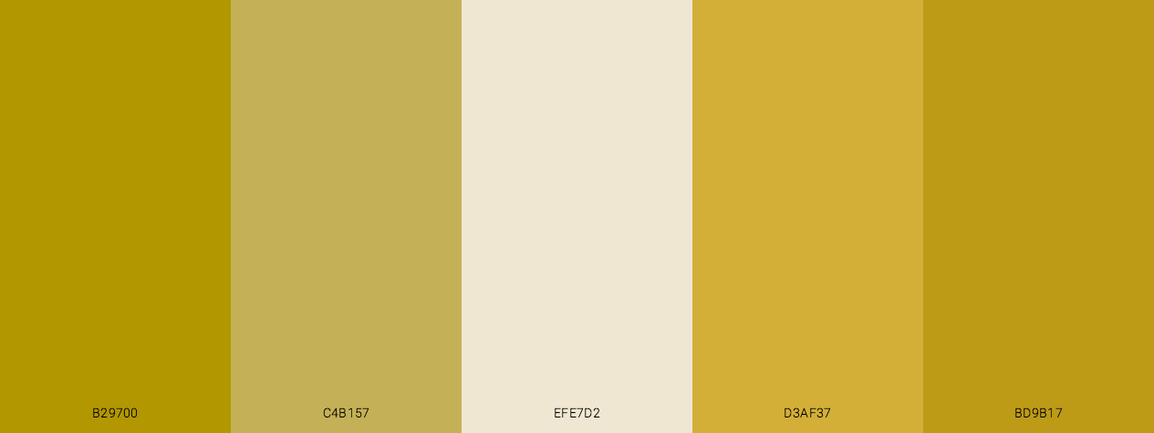 Shine On You Crazy Gold - Color scheme palette