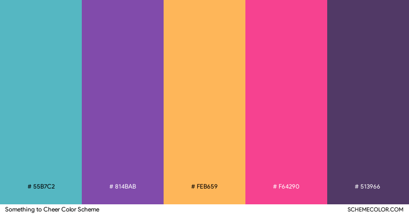 Something to Cheer color scheme
