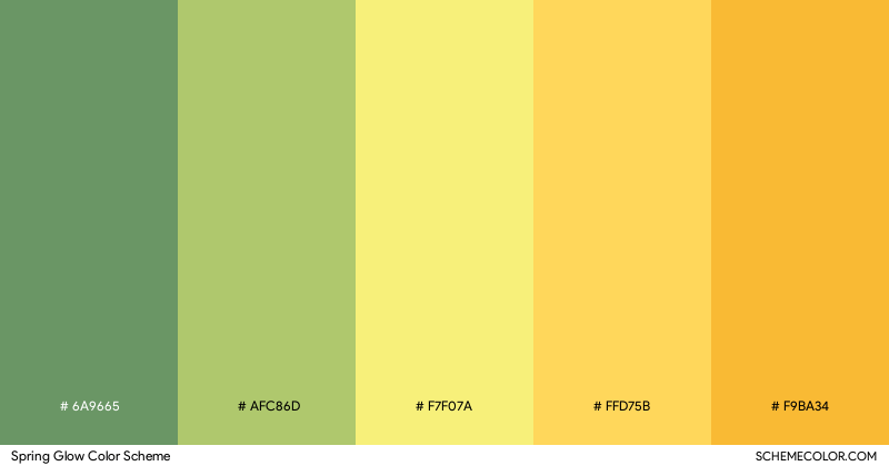 Spring Glow color scheme