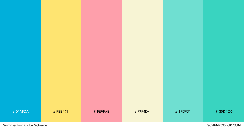 Summer Fun color scheme