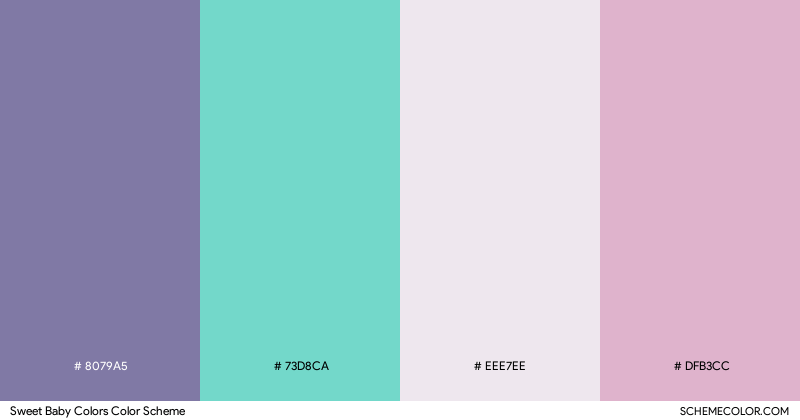 Sweet Baby Colors color scheme