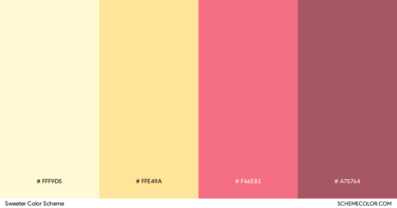 Sweeter color scheme