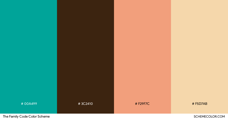 The Family Code color scheme