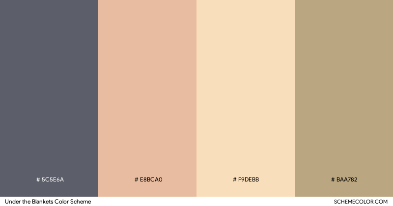 Under the Blankets color scheme
