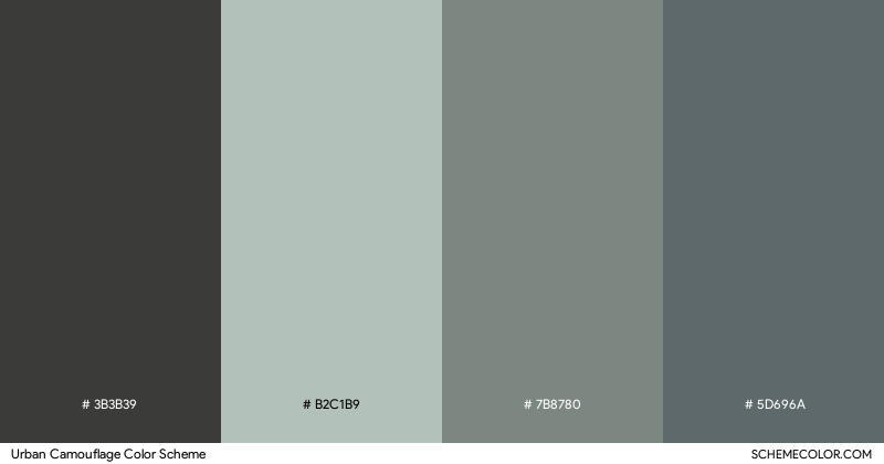 Urban Camouflage color scheme