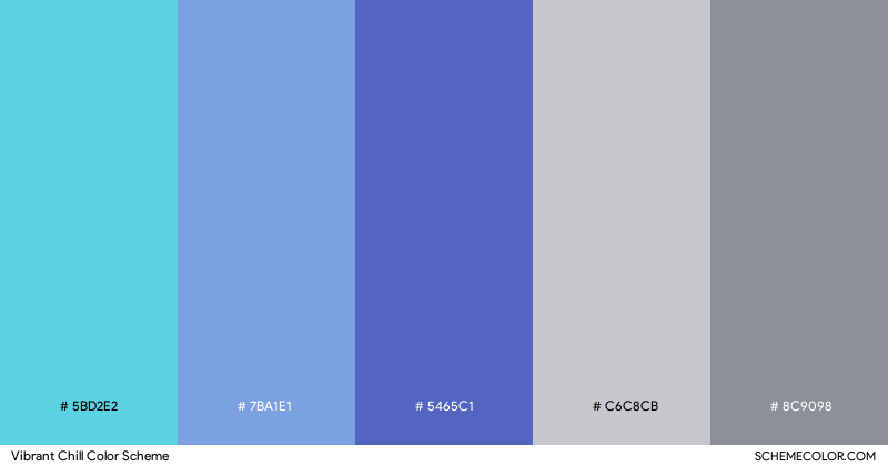 Vibrant Chill color scheme