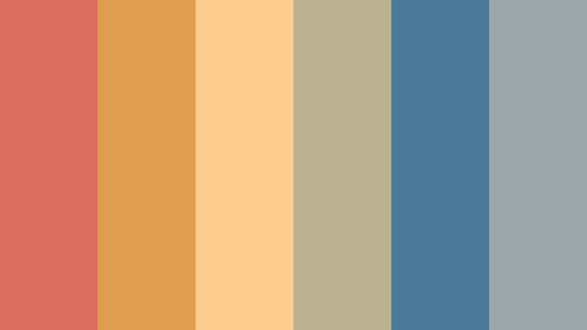 Vintage Summer Color Palette - Wallpaper
