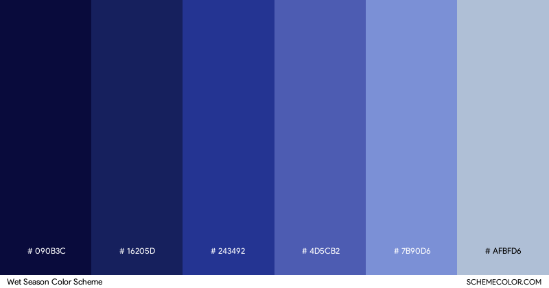 Wet Season color scheme